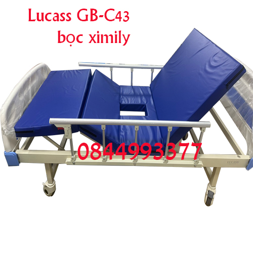  Giường Y Tế Có 3 Tay Quay Lucass GB-T43(GB-C43)