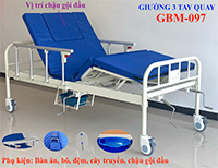  Giường 3 tay quay GBM-097