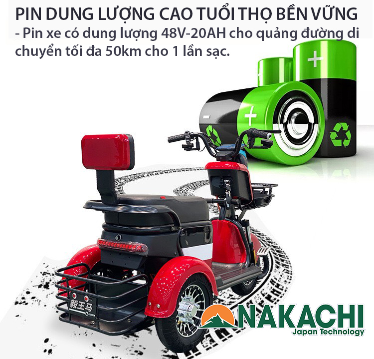 xe điện 3 bánh giá rẻ